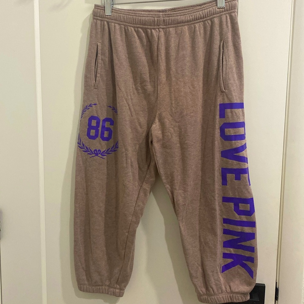 PINK Victoria’s Secret Sweatpant Capris with Pockets |Size XS